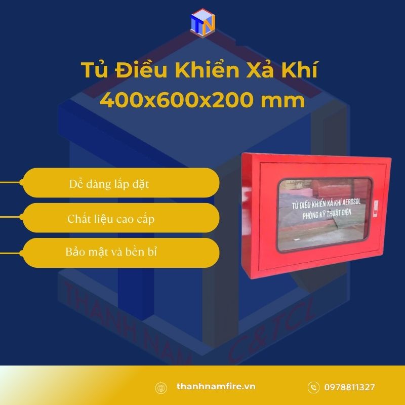 Tủ Điều Khiển Xả Khí 400x600x200 mm
