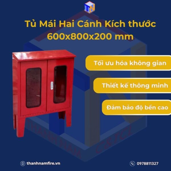 tủ mái hai cánh