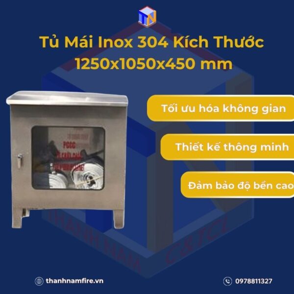 tủ mái inox 1250
