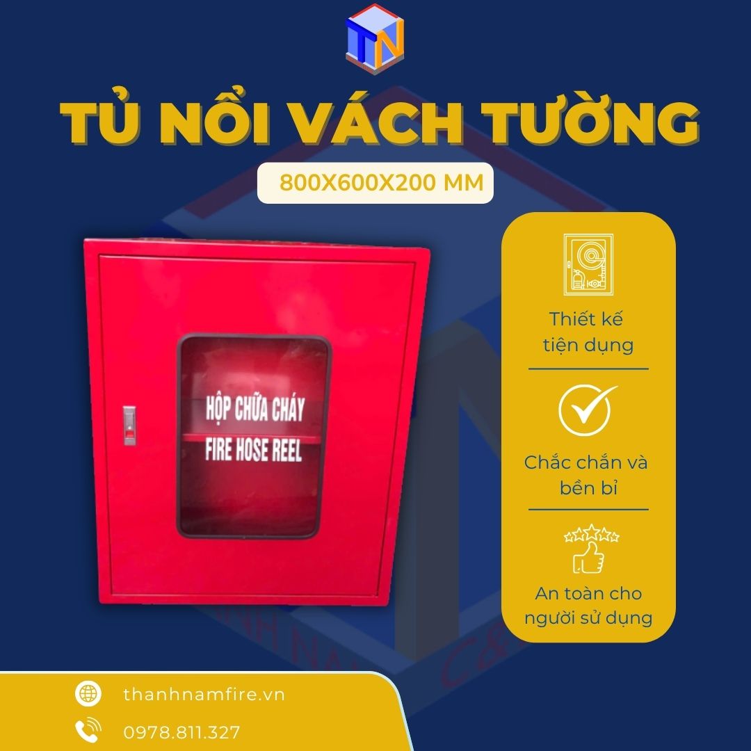 tủ nổi vách tường kích thước 800x600x200mm