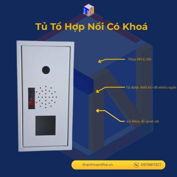 Tủ Tổ Hợp Nổi Có Khoá