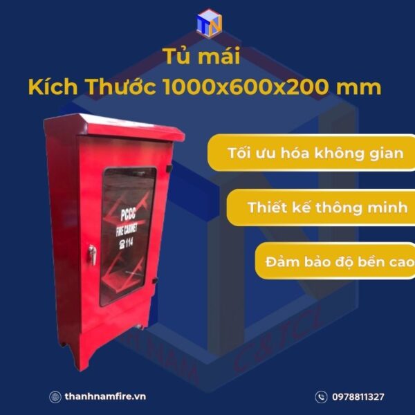 tủ mái kích thước 1000*600*200