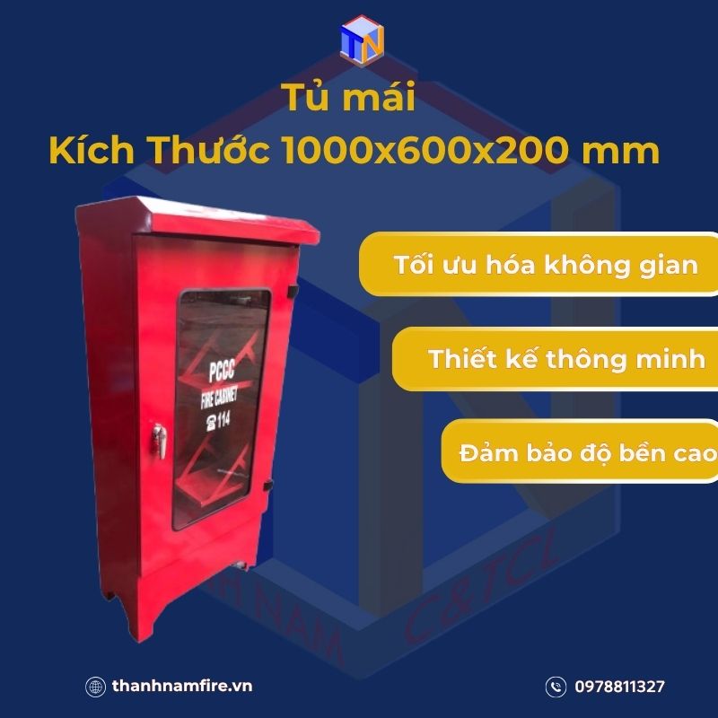 tủ mái kích thước 1000*600*200