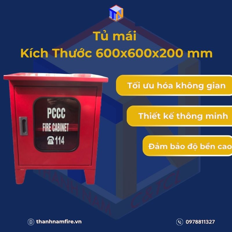 tủ mái kích thước 600*600*200