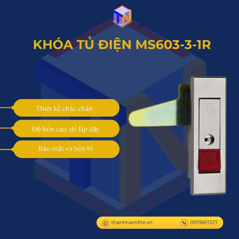 Khóa bấm có chìa MS603-3-1R