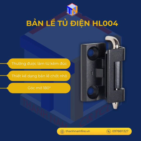 Bản lề tủ điện HL004