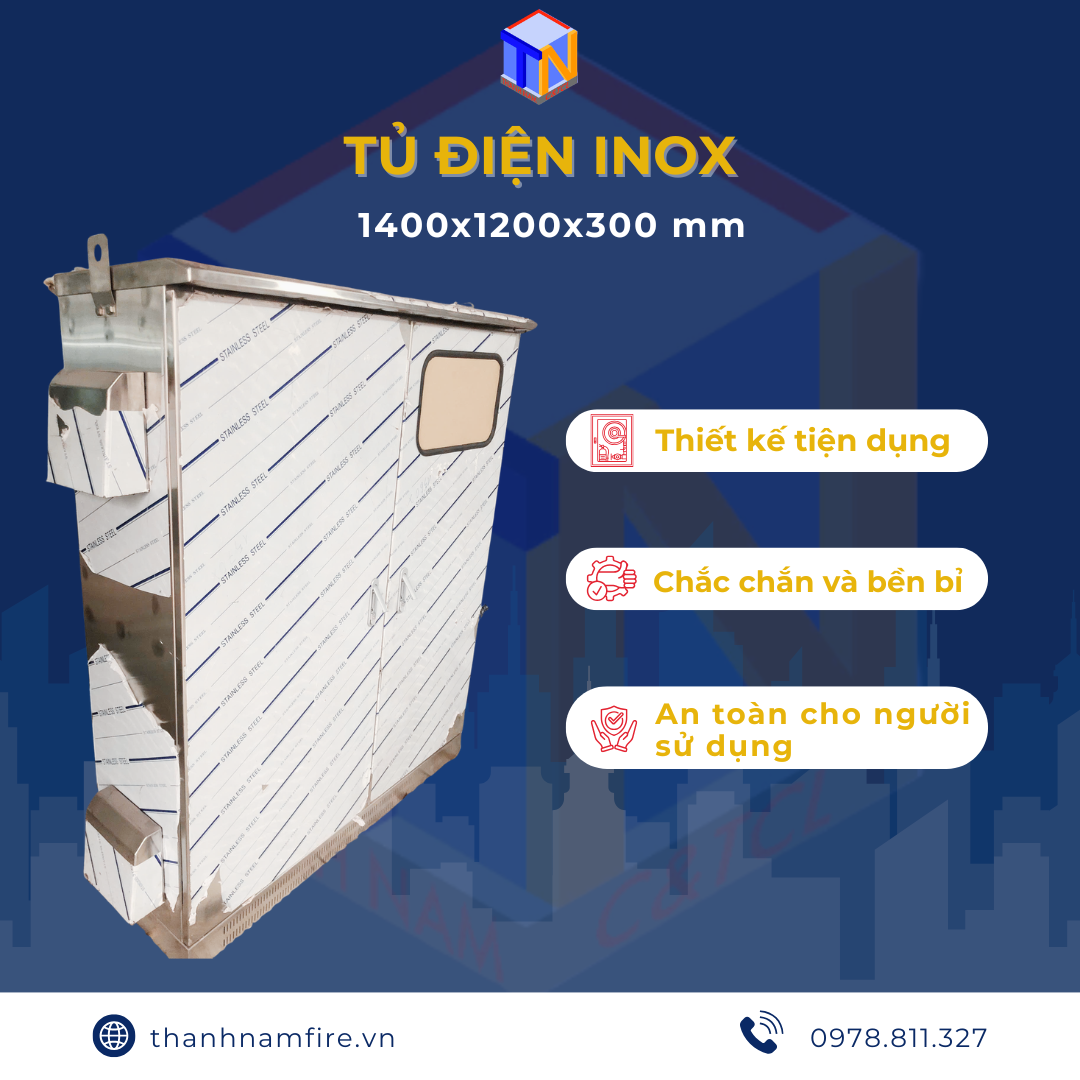 Tủ Điện 2 cánh inox304