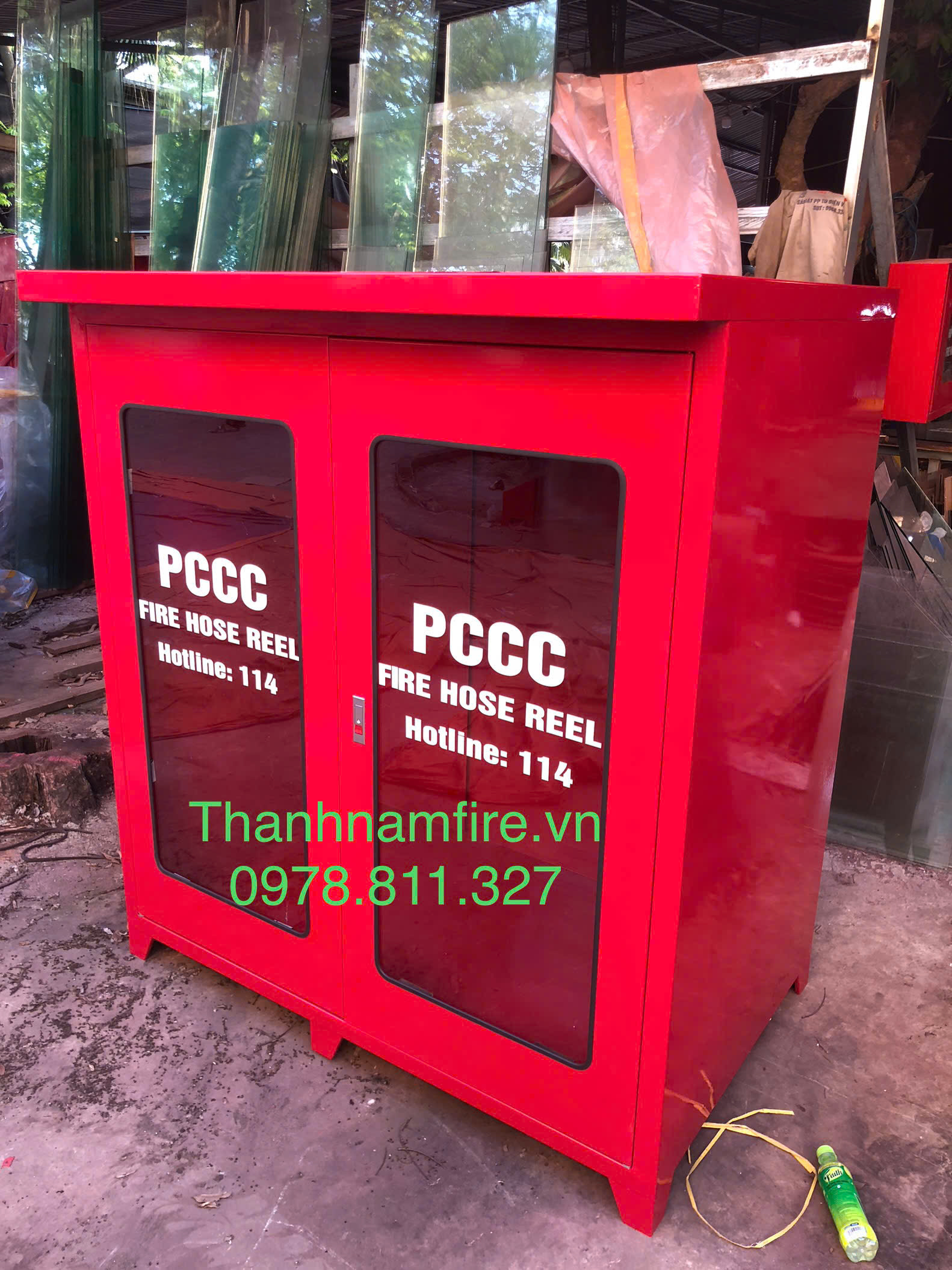 Tủ Cứu Hoả Ngoài Nhà 2 cánh 1200x1000x400 Tủ Cứu Hoả Ngoài Nhà 2 cánh 1200x1000x400