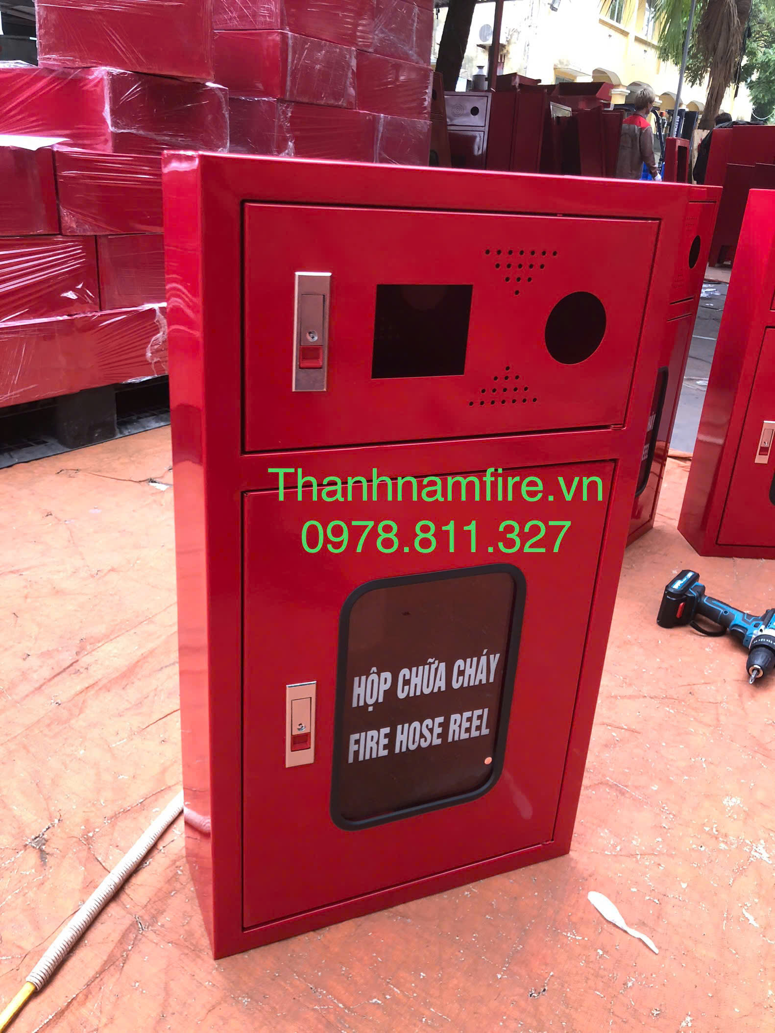 Tủ Chữa Cháy Tích Hợp 600x400x180 mm Tủ Chữa Cháy Tích Hợp 600x400x180 mm