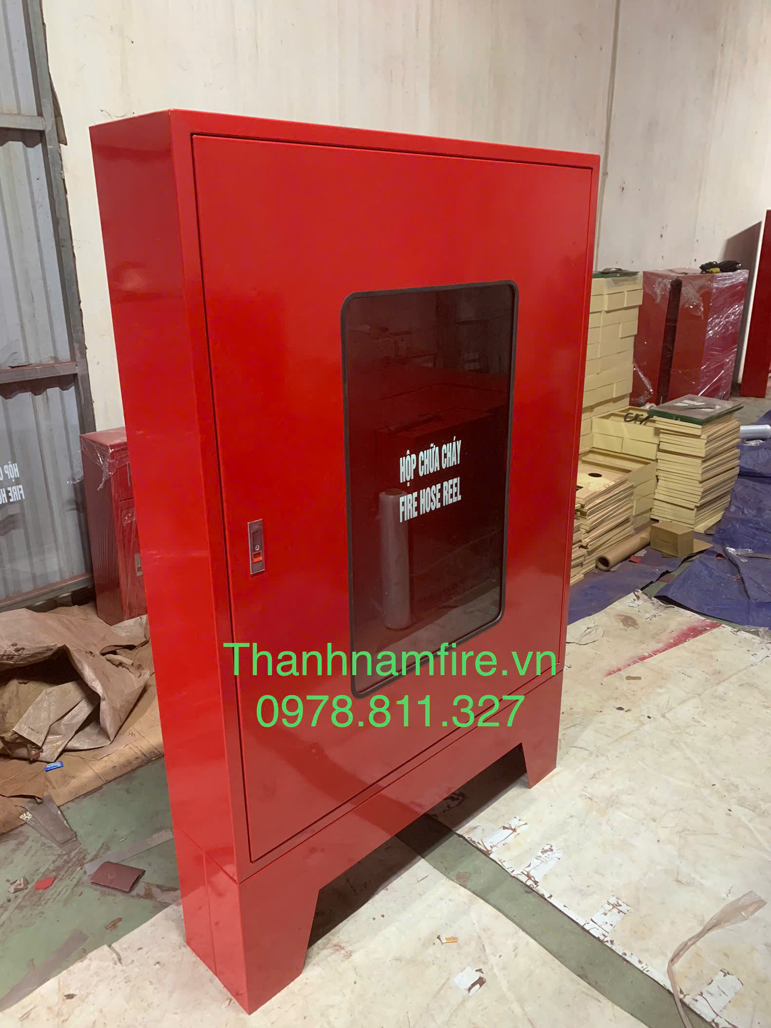 Hộp Chữa Cháy 1200x900x200 mm - Có Móc Treo Vòi